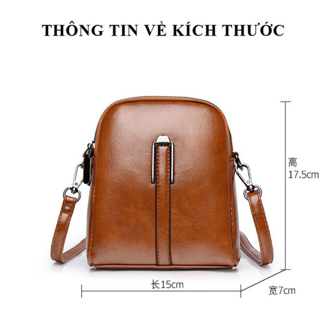 Túi đeo nữ da mềm thiết kế mang điện thoại sang trọng S01